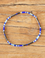 Fashion Blue And White Beaded Woven Bracelet