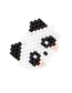 Fashion Black And White Unicorn Rice Beads Weaving Accessories