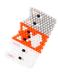 Fashion White Orange Ash Puppy Kitten Rice Beads Knitting Accessories