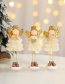 Fashion White Five-pointed Star Angel Christmas Ornaments