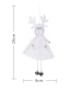 Fashion Snowman Feather Christmas Tree Pendant