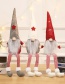 Fashion White Hat Section No Face Doll Long Leg Doll Christmas Tree Pendant