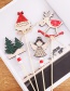 Fashion Elk Cuttings A Pack Of 3 Wooden Santa Claus