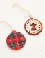 Fashion Round A Series Set Of 3 Wooden Angel Round Pentacle Christmas Tree Hollow Pendant