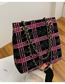 Fashion Black Tartan Handbag Shoulder Bag