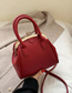 Fashion Red One-shoulder Portable Shell Bag