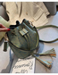 Fashion Green Woolen Belt Tassel Crossbody Shoulder Bag