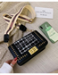 Fashion Khaki Woolen Messenger Shoulder Bag