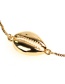 Fashion Rose Gold Copper Plated Gold Shell Pull Bracelet