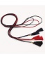 Fashion Red Bow Fringed Thin Waist Chain