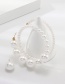 Fashion White Ring Pearl Earrings