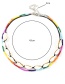 Fashion Color Woven Shell Rice Beads Necklace