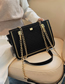 Fashion Red Pleated Chain Stitching Shoulder Bag