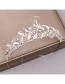 Fashion Silver Crystal Crown Headband