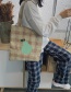 Fashion Pear Fruit Printed Canvas Shoulder Crossbody Bag