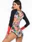 Fashion Color Siamese Short-sleeved Surf Suit