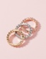 Fashion Rose Gold Diamond Ring