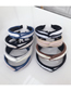 Fashion Khaki Water Bristle Stripes Contrast Color Cross Hooks Fine Side Headband