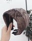 Fashion Black Cloth Hot Stamping Knot Wide-brimmed Headband