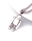 Fashion Silver Robot Necklace