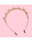 Fashion Golden Imitation Drill Alloy Diamond Pearl Headband