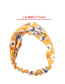 Fashion Apricot Cloth Daisy Print Headband