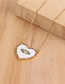 Fashion Red Eye Micro-inlaid Colored Diamond Drop Oil Love Necklace