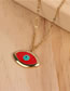 Fashion Black Drip Oil Eye Micro-inlaid Zircon Necklace