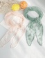 Fashion Lace Gauze Apricot Lace Flower Triangle Scarf