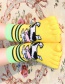 Fashion Calf Yellow Animal Cartoon Tube Toe Socks