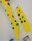 Fashion Yellow Striped Stockings