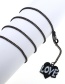 Fashion Black Hanging Neck Letter Love Chain Glasses Chain
