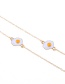 Fashion Gold Non-slip Metal Egg Pouch Egg Glasses Chain