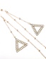 Fashion Gold Meteor Clip Metal Chain Glasses Chain