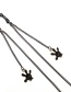 Fashion Black Hanging Neck Cartoon Palm Chain Glasses Chain