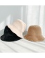 Fashion Imitation Black Imitation Velvet Fisherman Hat