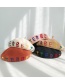 Fashion One Circle Of Letters Black Letter Beret