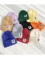 Fashion Handprinted Camel Cloth-knitted Baby Wool Hat
