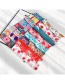 Fashion Colorful Graffiti Flowers Cartoon Print Streamers Ribbon