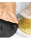 Fashion Corduroy Double-sided Black Corduroy Pit Strips On Both Sides Wearing Fisherman Hats