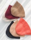Fashion Wool Bucket Cap Orange Powder Knit Fisherman Hat
