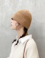 Fashion Wool Bucket Cap Black Knit Fisherman Hat