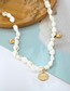 Fashion White Alloy Shell Conch Necklace