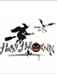 Fashion Multicolor Kst-6 Green Halloween Witch Wall Sticker Removable