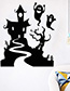 Fashion Black Kst-71 Halloween Ghost Castle Wall Sticker