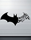 Fashion Black Kst-31batman Halloween Batman Wall Stickers