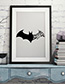 Fashion Black Kst-31batman Halloween Batman Wall Stickers