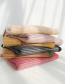 Fashion Solid Color Strip Double-sided Pink Striped Double-faced Cashmere Scarf Shawl