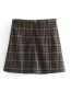 Fashion Lattice Plaid Skirt
