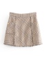 Fashion Lattice Tweed Skirt